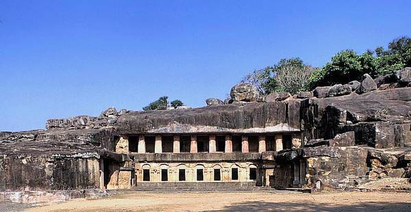 Rock cut buddhist temples of India